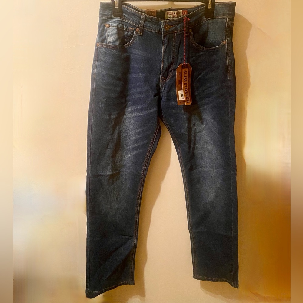 Brand New Hudson & Barrow Slim Stretch Jeans